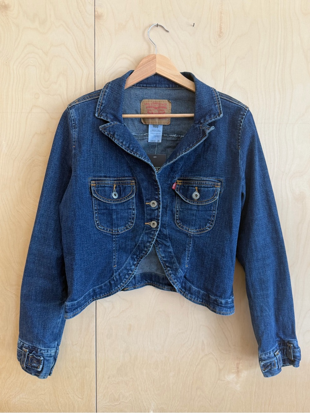 Vintage Levi's Cropped Denim Jacket